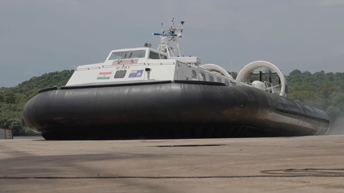 Air Cushion Vehicle - Indian Coast Guard